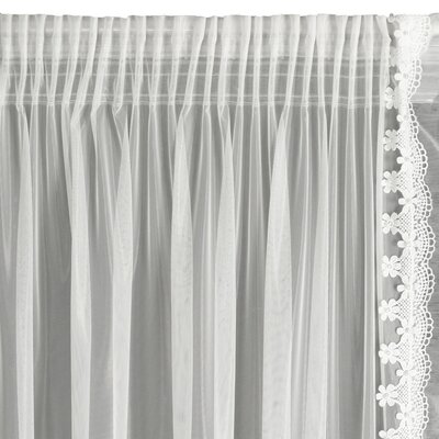 Firana gotowa EUROFIRANY Larisa 140 x 270 cm Biały