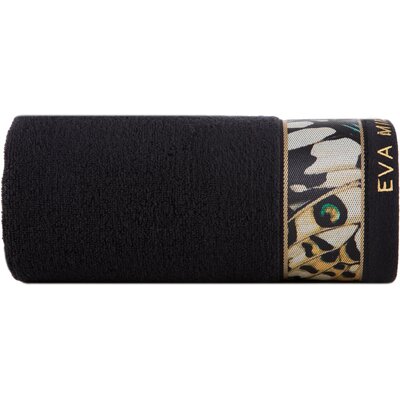 Ręcznik Eva (15) Czarny 30 x 50 cm