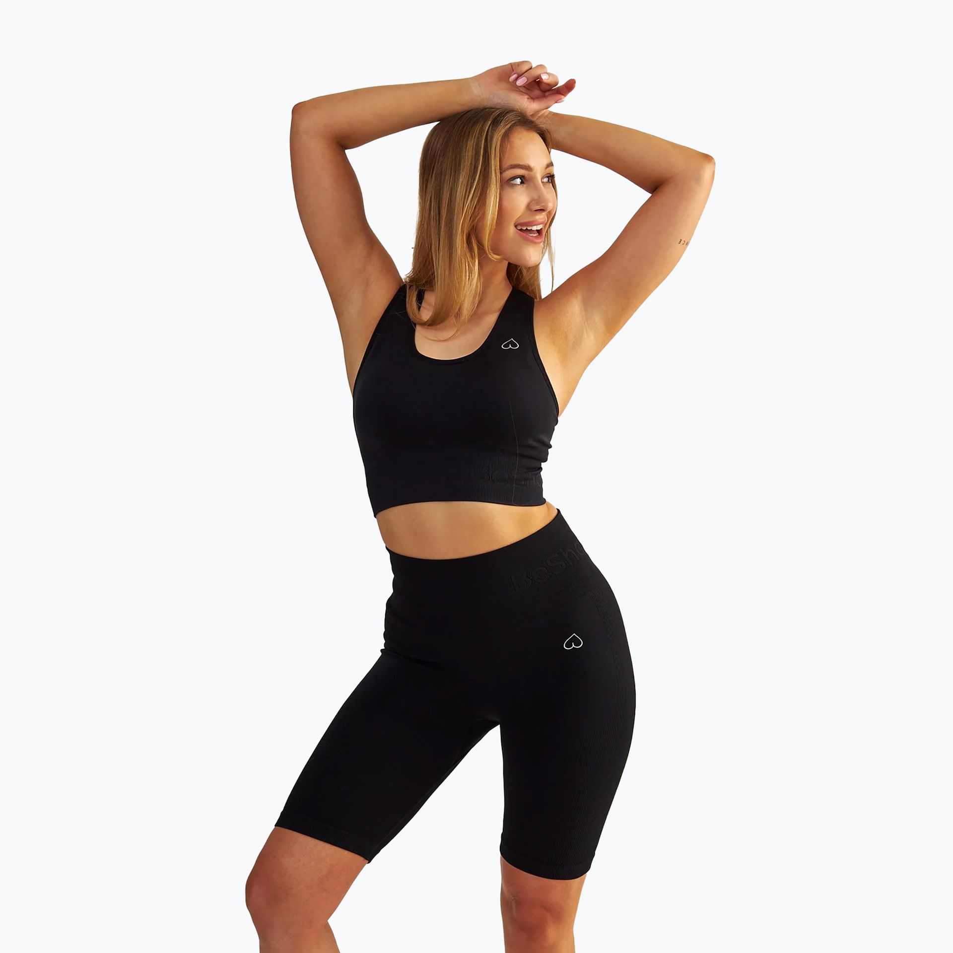 Biustonosz treningowy BeShaped Body Boost black WYSYŁKA W 24H 30 DNI NA ZWROT