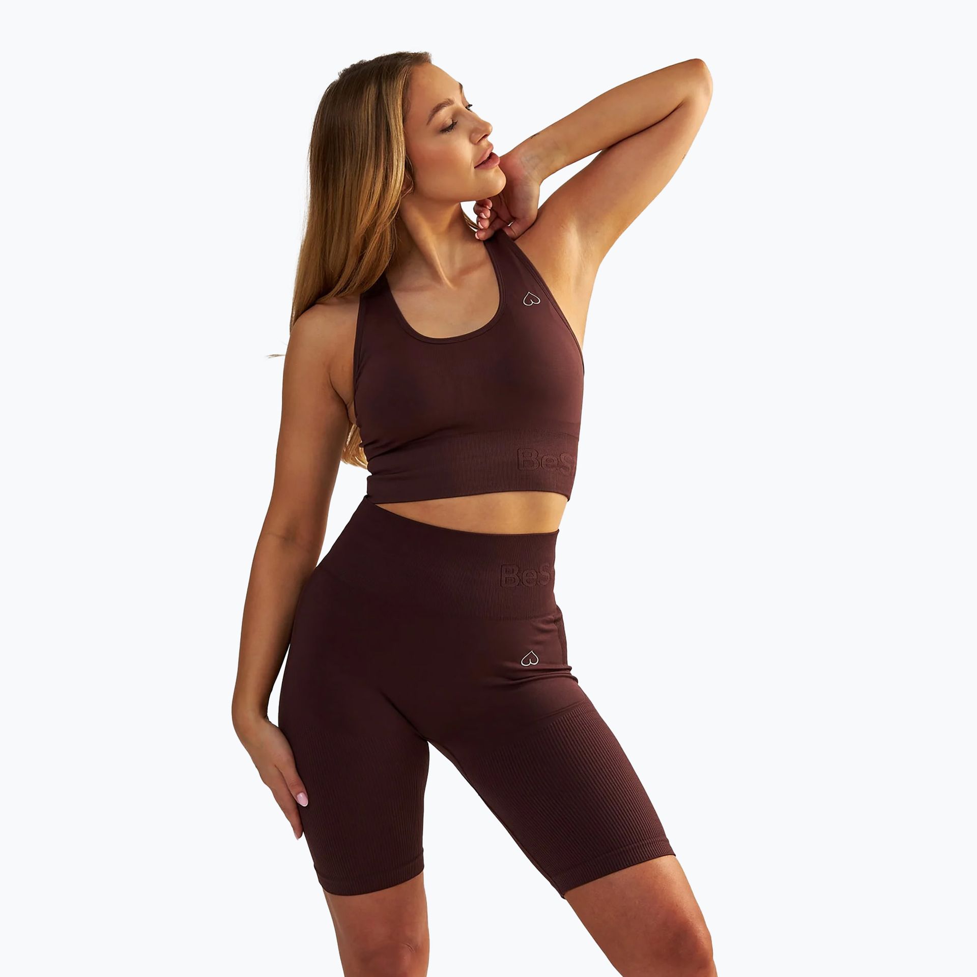 Biustonosz treningowy BeShaped Body Boost brown WYSYŁKA W 24H 30 DNI NA ZWROT