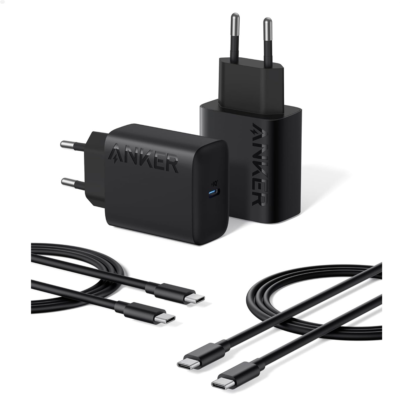 Ładowarka Anker 25W kabel USB-C 2szt komplet
