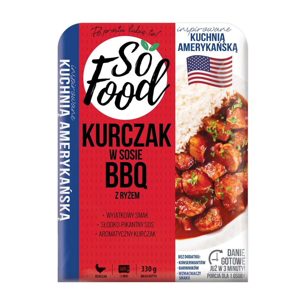 Kurczak w sosie Bbq - żywność