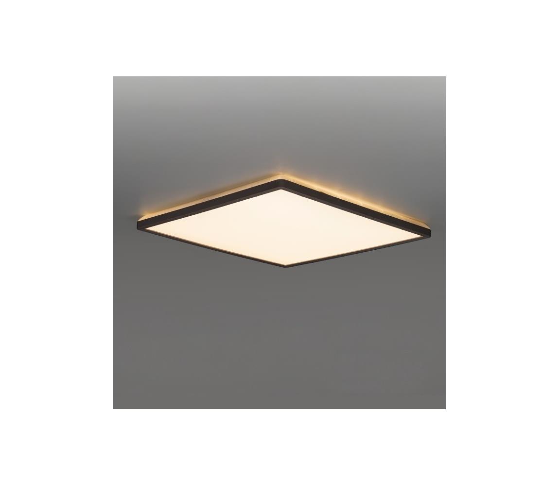 LED Plafon łazienkowy NIVERA LED/12W/230V IP54 22,5x22,5 cm czarny
