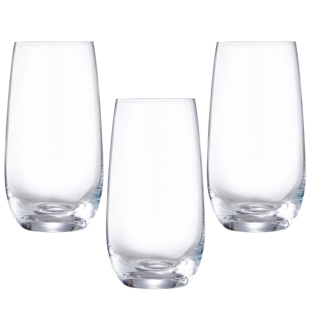 Szklanki do drinków 530 ml Zestaw szklanek wysokich 6 sztuk MIST