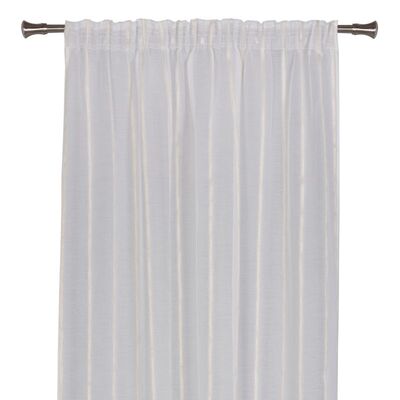 Firana z taśmą MILOS, 140 x 280 cm natural