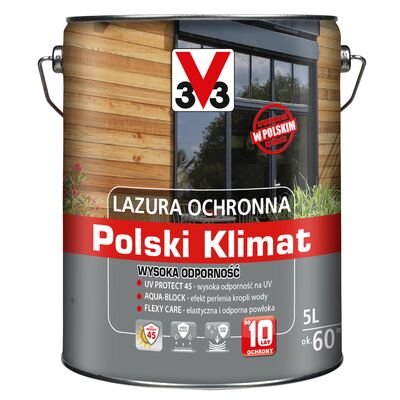 V33 Lazura Polski Klimat 5 l dąb jasny