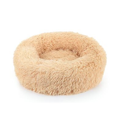 Pluszowe legowisko beżowe M 60 cm