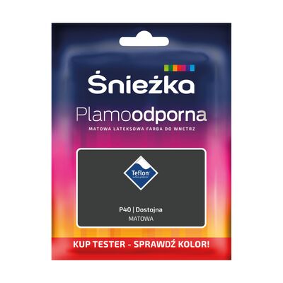 Śnieżka Farba lateksowa Plamoodporna TESTER dostojna P40 30 ml