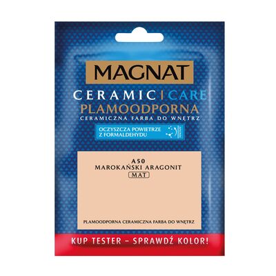MAGNAT Farba ceramiczna Care Plamoodporna TESTER a50 marokański aragonit 30 ml