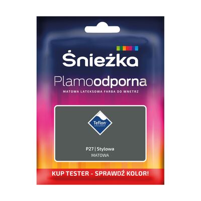 Śnieżka Farba lateksowa Plamoodporna TESTER stylowa P27 30 ml