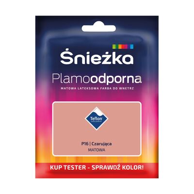 Śnieżka Farba lateksowa Plamoodporna TESTER czarująca P16 30 ml