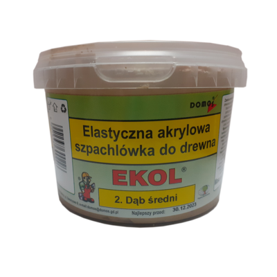 Elastyczna szpachlówka do drewna 1 kg Dąb Średni EKOL