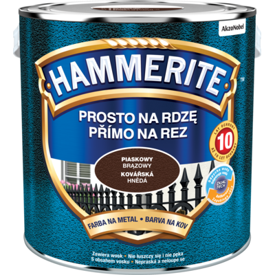 Hammerite Farba antykorozyjna Prosto na rdzę Piaskowy Brązowy 2,5 l
