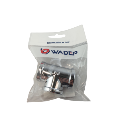 Trójnik chromowany 3/4