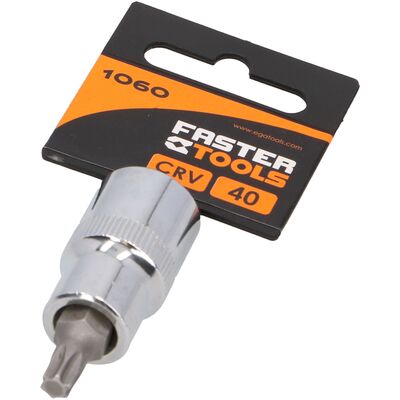 FASTER TOOLS Nasadka TORX z trzpieniem 1/2” T40