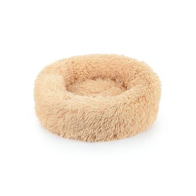 Pluszowe legowisko beżowe S 50 cm