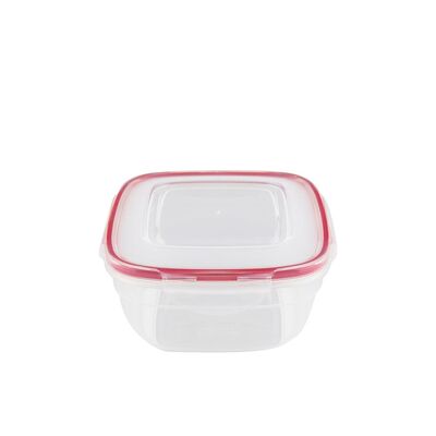 Pojemnik na żywność Fresh kwadratowy 1000 ml transparentny