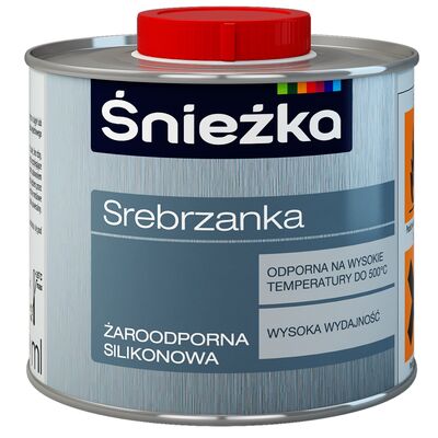 Śnieżka Farba żaroodporna Srebrzanka srebrny 5 l
