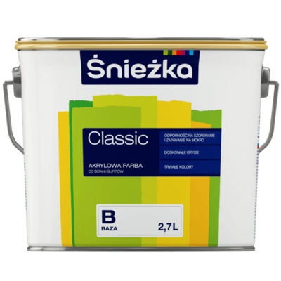 Farba akrylowa Classic Baza B 2,7 l