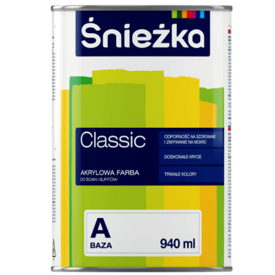 Farba akrylowa Classic Baza A 0,94 l