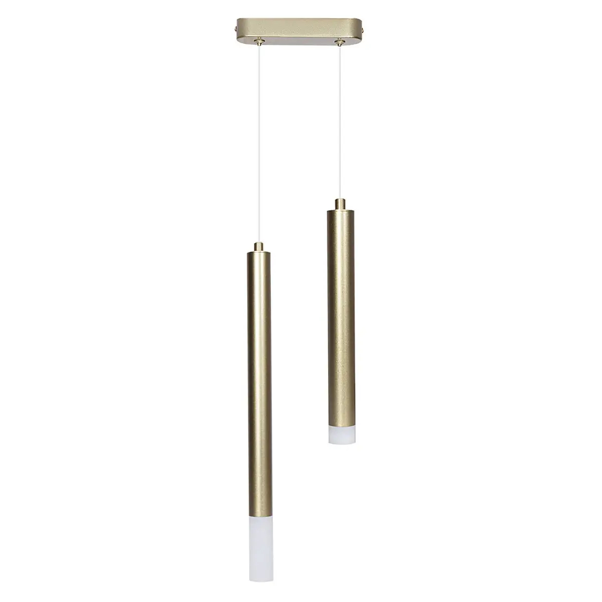 Lampa podłużna wisząca BARI 1389 LED 10W 3000K tubki złote