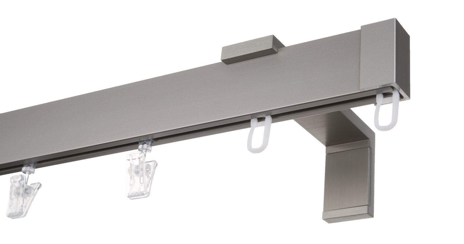 Karnisz apartamentowy 150 cm pojedynczy inox
