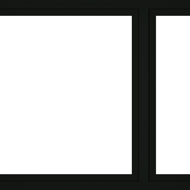Okno PCV 3-szybowe fasadowe 85/O39 antracyt 2065x1435 mm otwierane do wewnątrz lewe