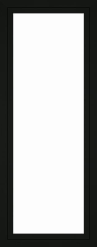 Okno PCV 3-szybowe balkonowe 85/OB5 antracyt 865x2195 mm otwierane do wewnątrz prawe