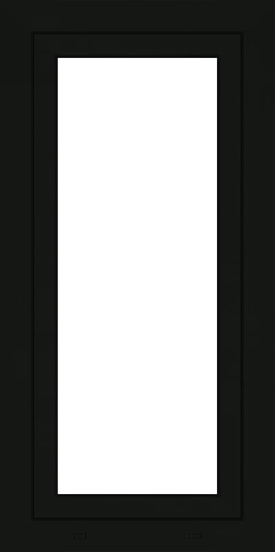 Okno PCV 3-szybowe fasadowe 85/O10 antracyt 565x1135 mm otwierane do wewnątrz prawe