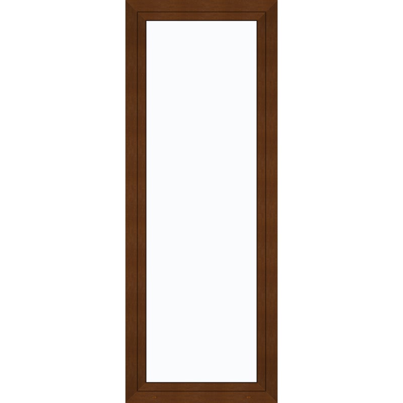 Okno PCV 3-szybowe balkonowe 85/OB8 złoty dąb 865x2295 mm otwierane do wewnątrz lewe