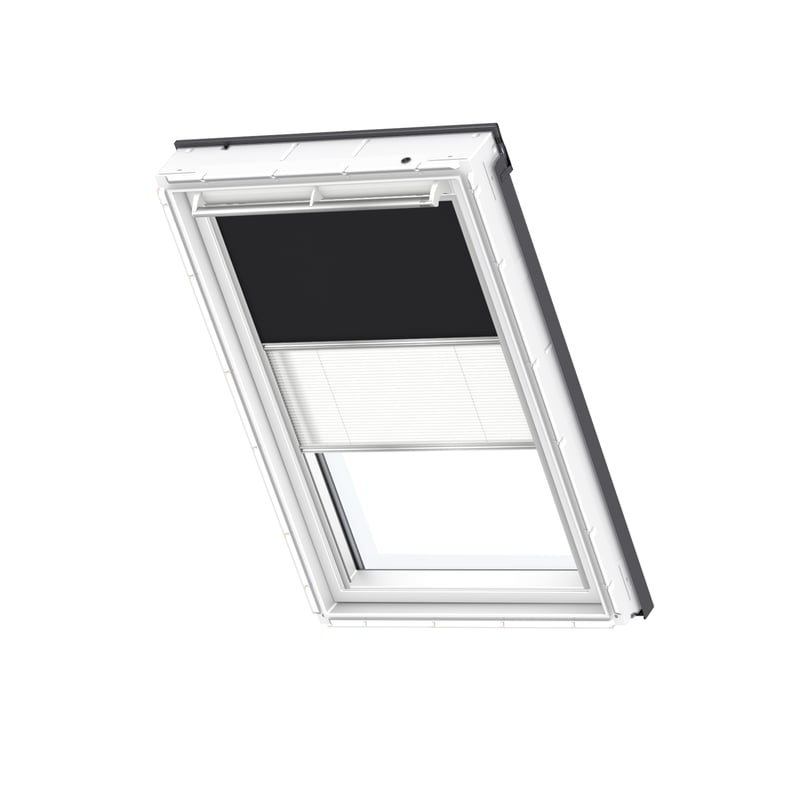 Roleta zaciemniająca do okna dachowego DFD MK06 3009S Czarna 78 x 118 cm Velux