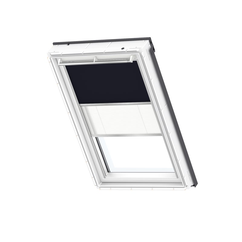 Roleta zaciemniająca do okna dachowego DFD MK08 1100S Granatowa 78 x 140 cm Velux