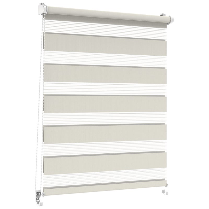 Roleta dzień noc Classic Click 86 x 140 cm srebrna