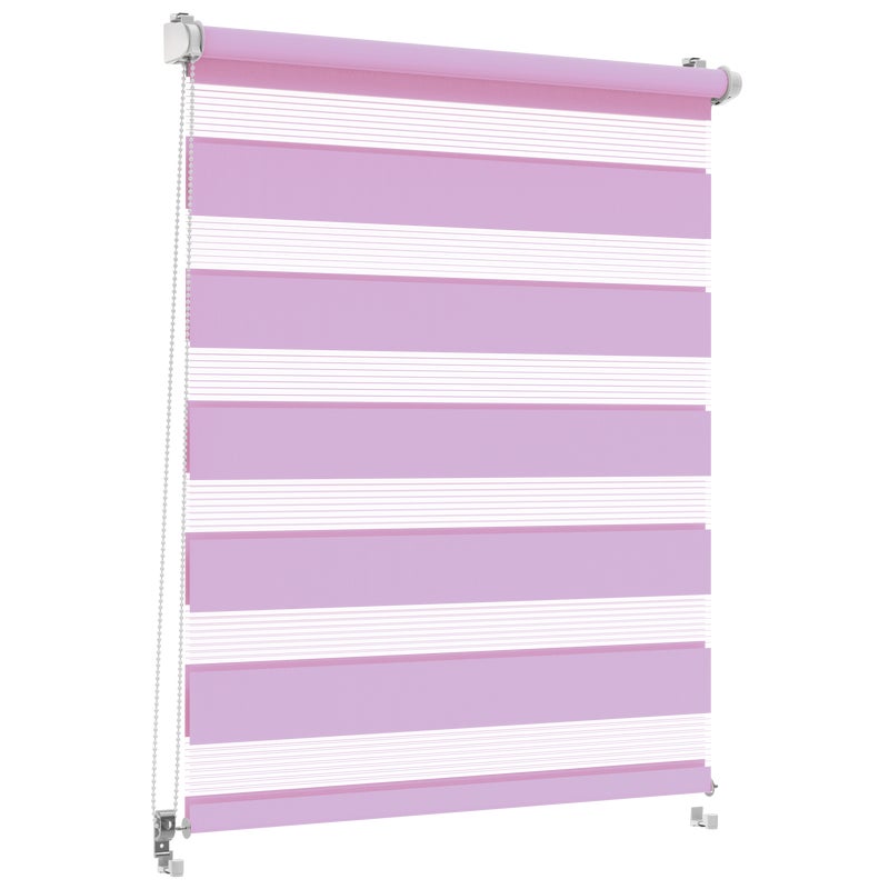 Roleta dzień noc Classic Click 83.5 x 140 cm wrzosowa