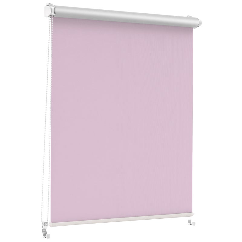 Roleta zaciemniająca Silver Click 41 x 150 cm różowa termoizolacyjna