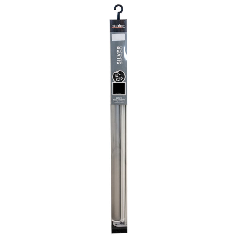 Roleta zaciemniająca Silver Click 43.5 x 150 cm czarna termoizolacyjna