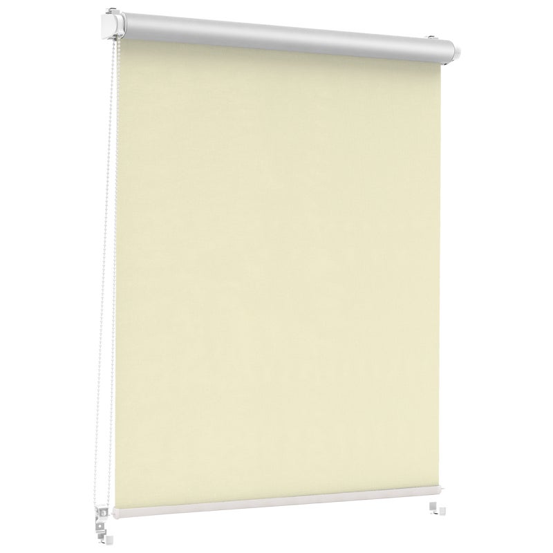 Roleta zaciemniająca Silver Click 53.5 x 150 cm kremowa termoizolacyjna
