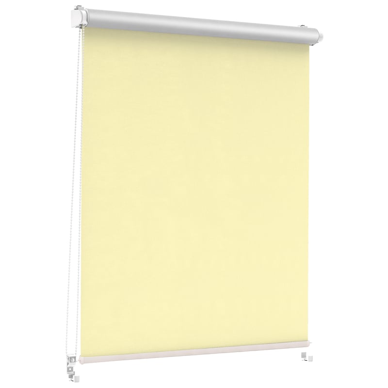 Roleta zaciemniająca Silver Click 46 x 150 cm piaskowa termoizolacyjna