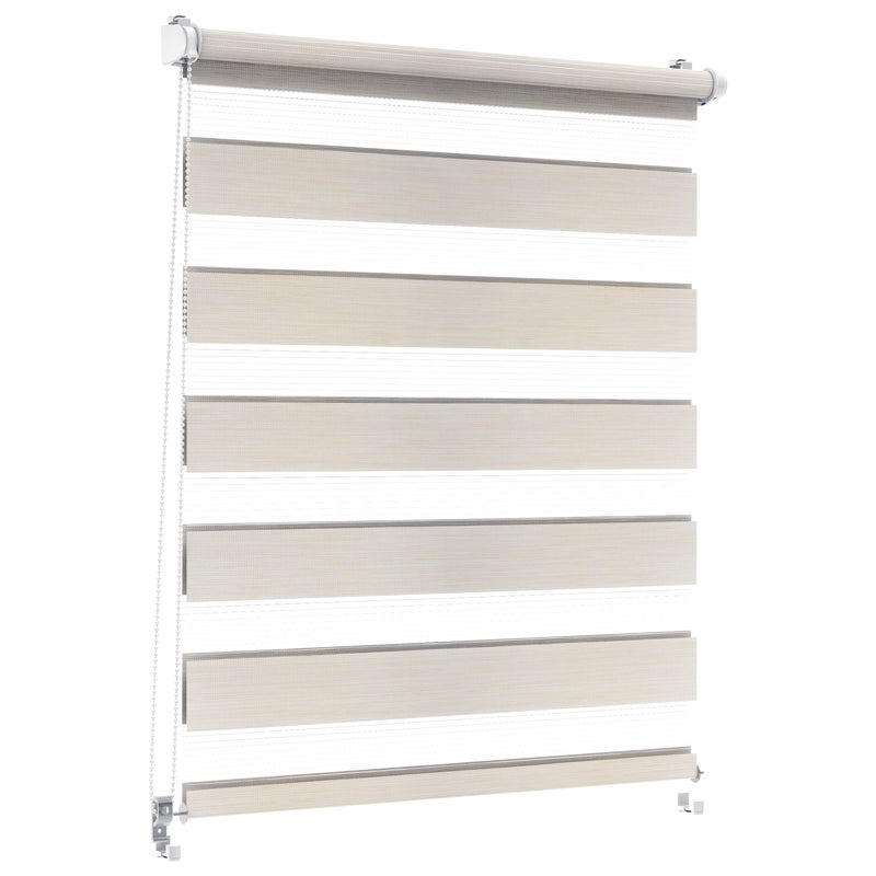 Roleta dzień noc Naturale Click 43.5 x 215 cm beżowa