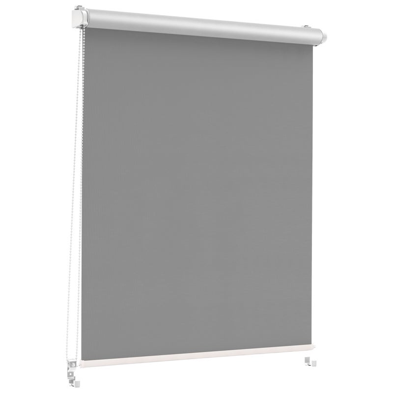 Roleta zaciemniająca Silver Click 101 x 215 cm grafitowa termoizolacyjna