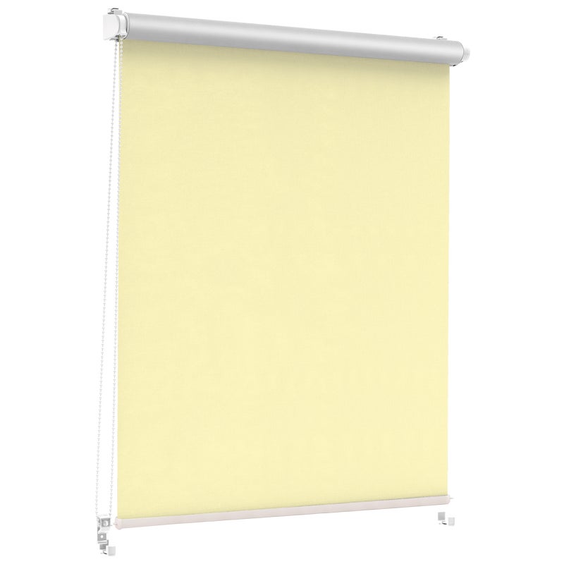 Roleta zaciemniająca Silver Click 88.5 x 215 cm piaskowa termoizolacyjna