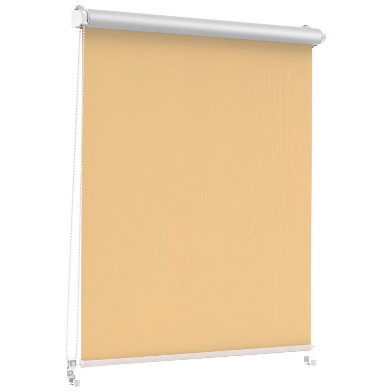 Roleta zaciemniająca Silver Click 116 x 215 cm orzechowa termoizolacyjna
