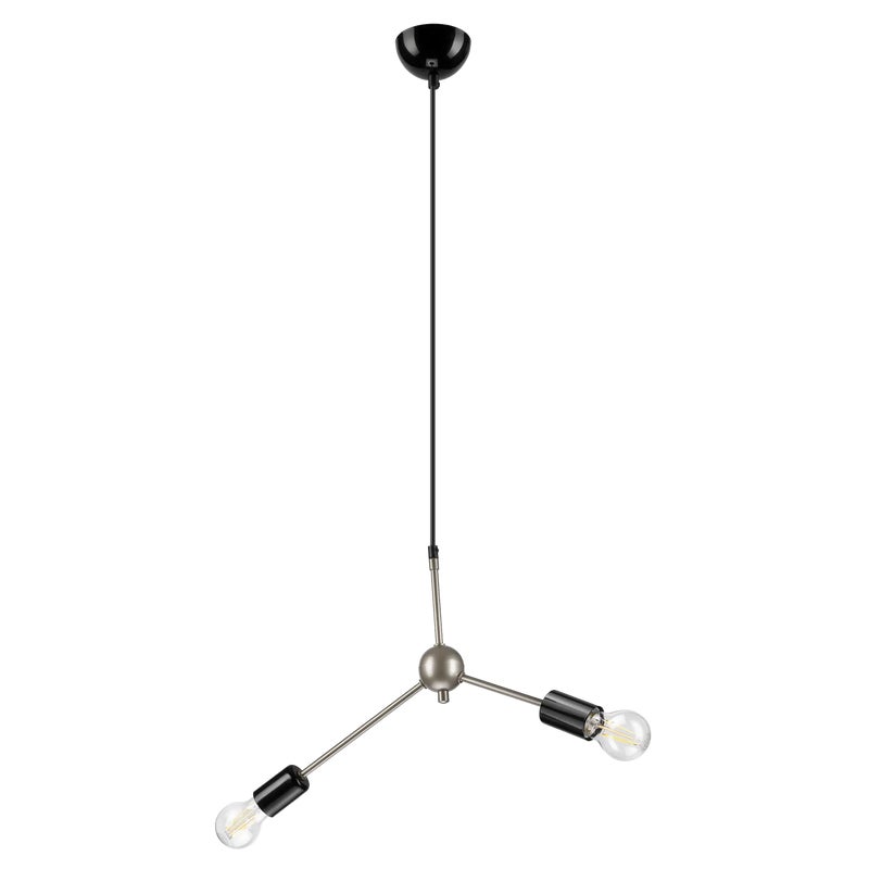 Lampa wisząca Alessia szara 2 x E27 Lamkur