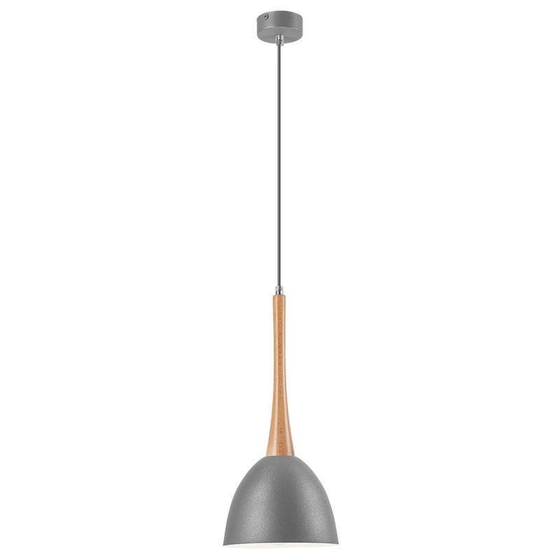 Lampa wisząca srebrny E27 Lamkur