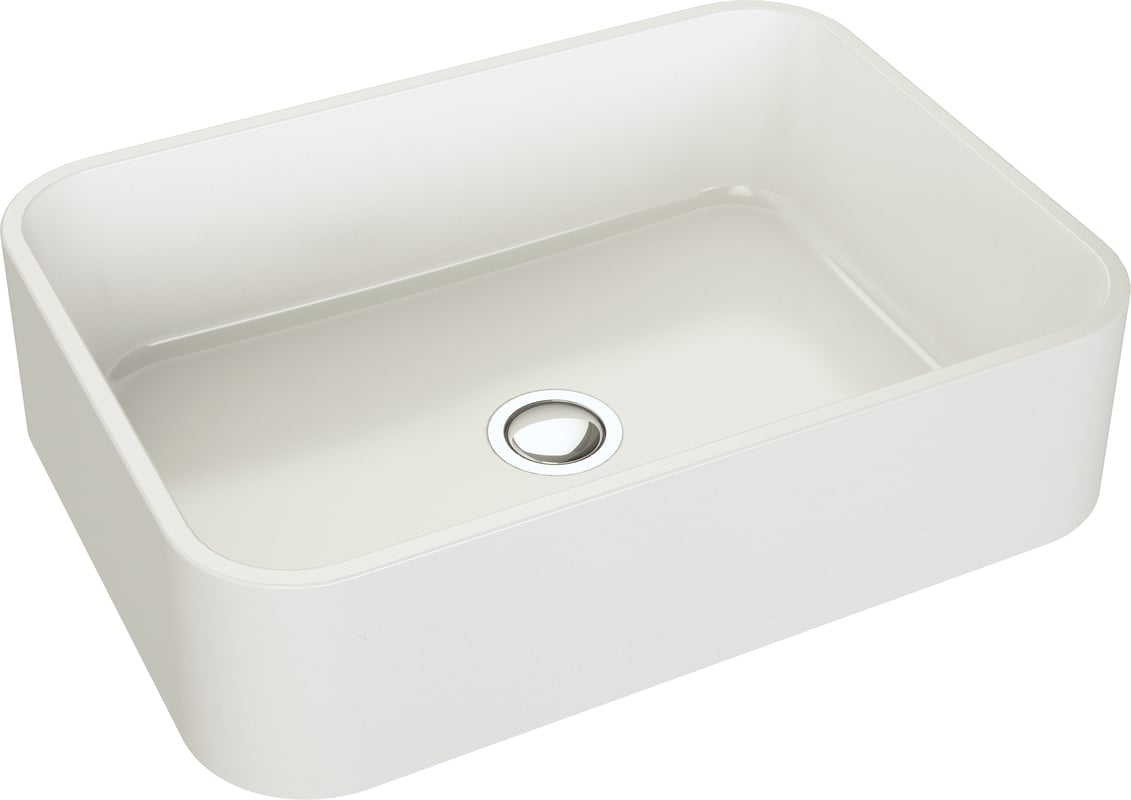 Umywalka konglomeratowa nablatowa Cres White 52 x 37 Axis Group