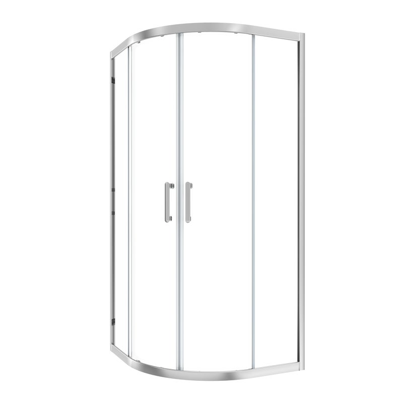 Kabina prysznicowa półokrągła Easy 90 x 90 x 190 cm chrom Sensea