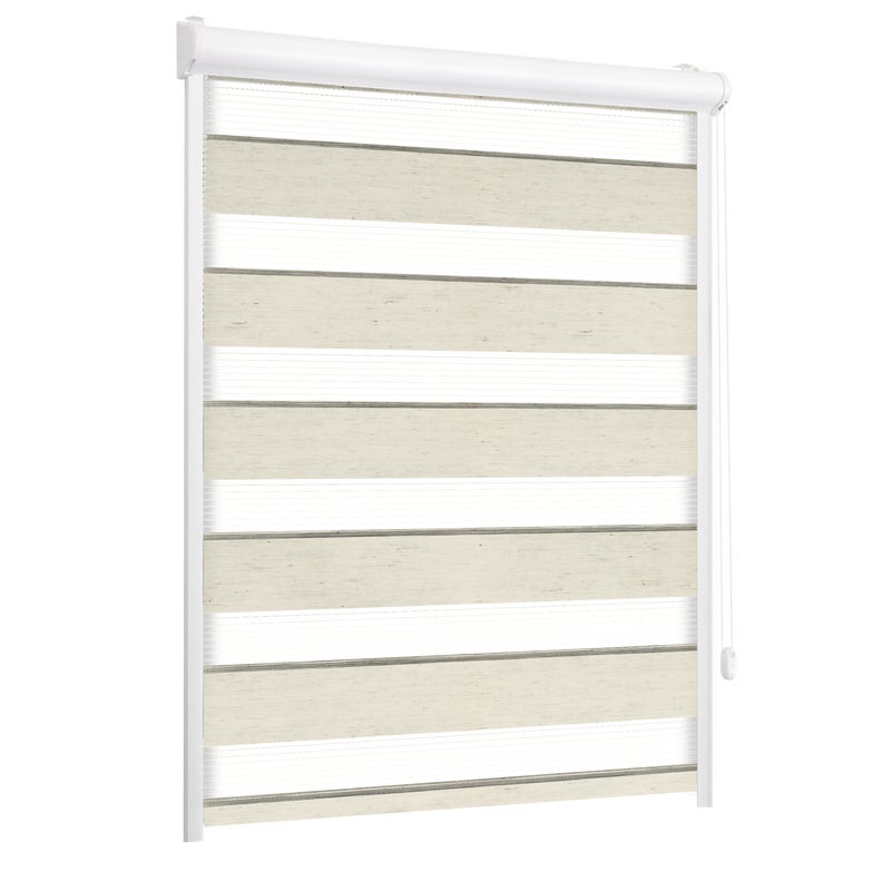 Roleta w kasecie dzień noc Naturale marmur 45 x 220 cm prawa