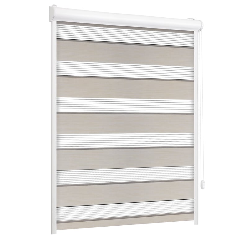 Roleta w kasecie dzień noc Naturale beżowa 58.5 x 220 cm prawa