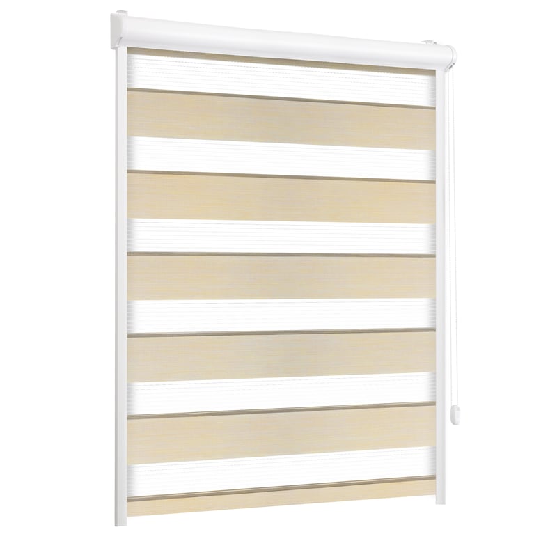 Roleta w kasecie dzień noc Naturale piasek 73.5 x 150 cm prawa