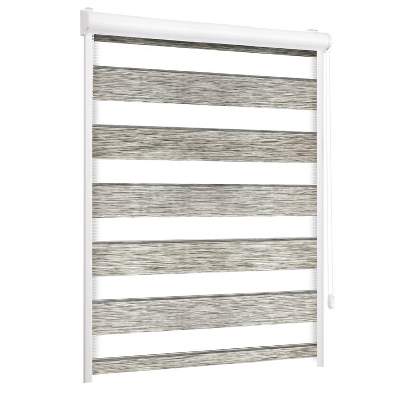 Roleta w kasecie dzień noc Naturale sepia 87 x 220 cm prawa